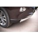 Руссталь LRXZ-000412 защита переднего бампера d75х42 овал на Lexus RX270-350-450 2009-