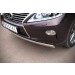 Руссталь LRXZ-000412 защита переднего бампера d75х42 овал на Lexus RX270-350-450 2009-