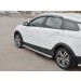 Руссталь LVL-0028481 пороги труба d42 с листом (лист алюм, проф. нерж) (вариант 1) на Lada Vesta SW Cross 2017-