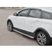 Руссталь LVL-0028481 пороги труба d42 с листом (лист алюм, проф. нерж) (вариант 1) на Lada Vesta SW Cross 2017-