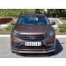 Руссталь LXRZ-002385 защита переднего бампера d63 секция на Lada XRay 2015