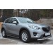 Руссталь M5O-001137 защита порогов 75х42 с проступью на Mazda CX-5 2011-