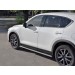 Руссталь M5O-002794 пороги труба 120х60 овал с проступью на Mazda CX-5 2017-