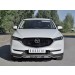 Руссталь M5Z-002788 защита переднего бампера d42 волна с надписью на Mazda CX-5 2017-