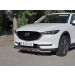 Руссталь M5Z-002788 защита переднего бампера d42 волна с надписью на Mazda CX-5 2017-
