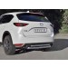 Руссталь M5Z-002800 защита заднего бампера d63 дуга d42 дуга с декором на Mazda CX-5 2017-