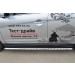 Руссталь MASO-001326 пороги труба d75*42 овал с проступью на Mitsubishi ASX 2012-
