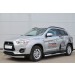 Руссталь MAST-0013253 пороги труба d76 с накладкой (вариант 3) на Mitsubishi ASX 2012-