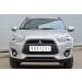 Руссталь MASZ-001323 защита переднего бампера d75х42 овал на Mitsubishi ASX 2012-