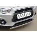 Руссталь MASZ-001323 защита переднего бампера d75х42 овал на Mitsubishi ASX 2012-