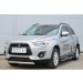 Руссталь MASZ-001323 защита переднего бампера d75х42 овал на Mitsubishi ASX 2012-