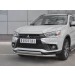 Руссталь MASZ-002956 защита переднего бампера d63 секции-d75х42 дуга на Mitsubishi ASX 2017-