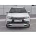 Руссталь MASZ-002956 защита переднего бампера d63 секции-d75х42 дуга на Mitsubishi ASX 2017-