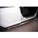 Руссталь MC7O-000645 пороги труба d75х42 овал с проступью на Mazda CX-7 2010-2013