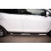 Руссталь MC7T-0006441 пороги труба d76 с накладками (вариант 1) на Mazda CX-7 2010-2013