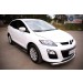 Руссталь MC7T-0006442 пороги труба d76 с накладками (вариант 2) на Mazda CX-7 2010-2013