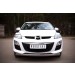 Руссталь MC7Z-000642 защита переднего бампера d75х42 овал на Mazda CX-7 2010-2013