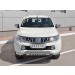 Руссталь ML2Z-002243 защита переднего бампера d63 волна с надписью на Mitsubishi L200 2015-