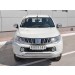 Руссталь ML2Z-002245 защита переднего бампера d63 секция-75х42 дуга на Mitsubishi L200 2015-