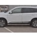 Руссталь MOO-003205 пороги труба 75х42 овал с проступью на Mitsubishi Outlander 2018-