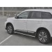 Руссталь MOO-003205 пороги труба 75х42 овал с проступью на Mitsubishi Outlander 2018-
