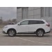 Руссталь MOO-003205 пороги труба 75х42 овал с проступью на Mitsubishi Outlander 2018-