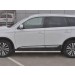 Руссталь MOO-003206 пороги труба 120х60 овал с проступью на Mitsubishi Outlander 2018-