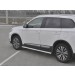 Руссталь MOO-003206 пороги труба 120х60 овал с проступью на Mitsubishi Outlander 2018-
