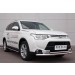 Руссталь MORO-001899 пороги труба 75х42 овал с проступью на Mitsubishi Outlander 2014