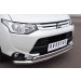 Руссталь MORZ-001890 защита переднего бампера d63 (секции) d75х42 (дуга) на Mitsubishi Outlander 2014