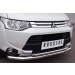 Руссталь MORZ-001891 защита переднего бампера d63 (секции) d42 (дуга) на Mitsubishi Outlander 2014