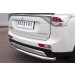 Руссталь MORZ-001906 защита заднего бампера d63 (секции) на Mitsubishi Outlander 2014