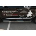 Руссталь MOT-0021082 пороги труба d76 с накладкой (вариант 2) на Mitsubishi Outlander 2015-