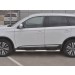 Руссталь MOT-0032041 пороги труба d76 с накладкой (вариант 1) на Mitsubishi Outlander 2018-
