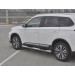 Руссталь MOT-0032041 пороги труба d76 с накладкой (вариант 1) на Mitsubishi Outlander 2018-