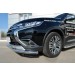Руссталь MOZ-002106 защита переднего бампера d63 (секции) d42 (дуга) на Mitsubishi Outlander 2015-
