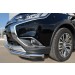 Руссталь MOZ-002106 защита переднего бампера d63 (секции) d42 (дуга) на Mitsubishi Outlander 2015-