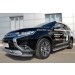 Руссталь MOZ-002107 защита переднего бампера d63 (секции) d75х42 (дуга) на Mitsubishi Outlander 2015-