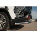Руссталь MOZ-002115 защита заднего бампера d63 (секции) на Mitsubishi Outlander 2015-