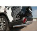 Руссталь MOZ-002116 защита заднего бампера уголки d63 (секции) на Mitsubishi Outlander 2015-