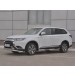 Руссталь MOZ-003201 защита переднего бампера d63 (секции) на Mitsubishi Outlander 2018-