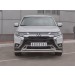 Руссталь MOZ-003201 защита переднего бампера d63 (секции) на Mitsubishi Outlander 2018-