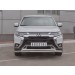Руссталь MOZ-003202 защита переднего бампера d63 (секции) d42 (дуга) на Mitsubishi Outlander 2018-