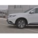 Руссталь MOZ-003203 защита переднего бампера d63 (секции) d75х42 (дуга) на Mitsubishi Outlander 2018-