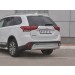 Руссталь MOZ-003210 защита заднего бампера d75х42 (дуга) на Mitsubishi Outlander 2018-