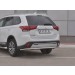 Руссталь MOZ-003212 защита заднего бампера d42 (секции) на Mitsubishi Outlander 2018-