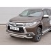 Руссталь MPJSZ-002480 защита переднего бампера d63 волна-75х42 дуга на Mitsubishi Pajero Sport 2016