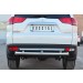 Руссталь MPSZ-001586 защита заднего бампера d76 (дуга) d42 (дуга) на Mitsubishi Pajero Sport 2013-