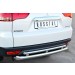 Руссталь MPSZ-001586 защита заднего бампера d76 (дуга) d42 (дуга) на Mitsubishi Pajero Sport 2013-