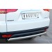 Руссталь MPSZ-001587 защита заднего бампера 75х42 (дуга) на Mitsubishi Pajero Sport 2013-